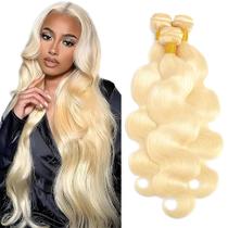 Extensões de cabelo Yuksoocosh Blonde Body Wave 613 35-45cm Extensões de cabelo Yuksoocosh Blonde Body Wave 613 35-45cm