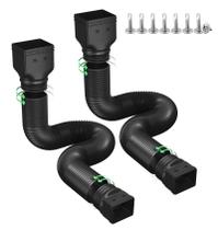 Extensões de calha de chuva Gutter Outspout Extensível 21-66" Extensões de calha de chuva Gutter Outspout Extensível 21-66"