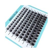 Extensões De Cílios De Mink 3D Naturais E Volumosas DIY Com 96 Cachos, Cílios Individuais Volume Extensões De Cílios De Mink 3D Naturais E Volumosas DIY Com 96 Cachos, Cílios Individuais Volume