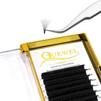 Extensões de cílios de volume QUEWEL 0,03-0,12 mm C/CC/D/DD Curl Extensões de cílios de volume QUEWEL 0,03-0,12 mm C/CC/D/DD Curl