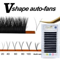 Extensões De Cílios Em Forma De V Auto-Fans De Mink Macio Volume Natural Cílios Individuais Extensões De Cílios Em Forma De V Auto-Fans De Mink Macio Volume Natural Cílios Individuais
