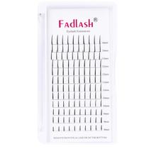 Extensões de cílios FADLASH Spike D Curl 0,07 16 mm pretas