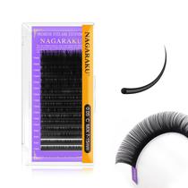 Extensões de cílios NAGARAKU 0,05 mm C Curl 7-15 mm, bandeja de mistura
