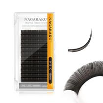 Extensões de cílios NAGARAKU Double Tips Flat Elipse 15mm