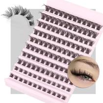 Extensões De Cílios Naturais Com Efeito Wispy, 120 Unidades, Cachos De Cílios Volumosos 8-14mm,