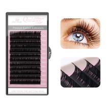 Extensões de cílios Qeelasee Faux Mink Silk 0,03 mm DD Curl Extensões de cílios Qeelasee Faux Mink Silk 0,03 mm DD Curl