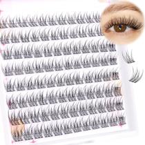Extensões de cílios Ruairie Lash Clusters 96 unidades C Curl 9-11 mm