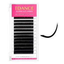 Extensões de cílios TDANCE Classic Flat Lashes 0,2 mm DD Curl