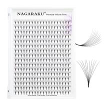 Extensões de cílios Ventiladores pré-fabricados NAGARAKU 10D Volume 0,07 mm Extensões de cílios Ventiladores pré-fabricados NAGARAKU 10D Volume 0,07 mm