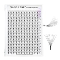 Extensões de cílios Ventiladores pré-fabricados NAGARAKU 10D Volume 0,07 mm Extensões de cílios Ventiladores pré-fabricados NAGARAKU 10D Volume 0,07 mm