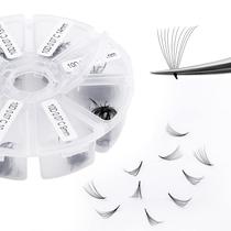Extensões de cílios Volume Lash WENDY LASHES 10D, ventiladores pré-fabricados, 500 unidades