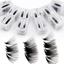 Extensões de cílios WENDY Lashes, ventiladores pré-fabricados, 1200 unidades, 20D
