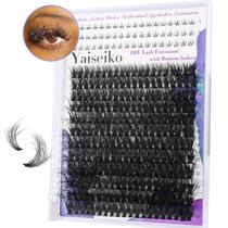 Extensões de cílios Yaiseiko Fluffy Cluster 12-25 mm 294 unidades