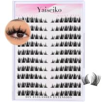 Extensões de cílios Yaiseiko Manga Lash Clusters 140 unidades C D Curl Extensões de cílios Yaiseiko Manga Lash Clusters 140 unidades C D Curl