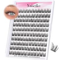 Extensões de cílios Yaiseiko Wispy Lash Clusters C Curl 10-12 mm