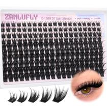 Extensões de cílios ZANLUFLY Wispy Lash Clusters 10-18 mm 200 unidades