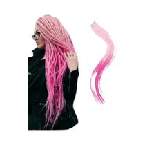 Extensões De Dreadlock Sintético Ombre De 24 Polegadas, 5 Mechas, Estilo Hippie, Tranças De Crochê