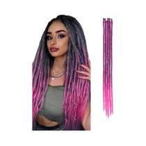 Extensões De Dreadlocks Sintéticas Ombré De 24 Polegadas, 5 Fios, Estilo Hippie, Dreadlocks Reggae,