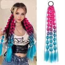 Extensões de rabo de cavalo Bubble HAIRWAY 26 cm de cabelo colorido para meninas