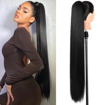 Extensões de rabo de cavalo SEIKEA com cordão longo e reto 35 cm