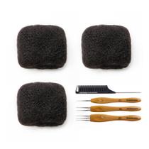 Extensões Dreadlock FAMILOCS Afro Kinky Bulk 100% cabelo humano