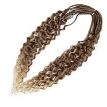 Extensões Dreadlock HIWONDERY Curly Dreads, sintéticas de 26 polegadas