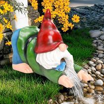 Extensões Gnome Gutter Downspout Wonder Garden 3x4 polegadas cinza