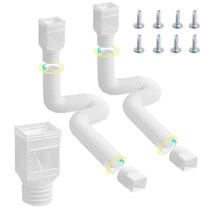 Extensões Rain Gutter Downspout VEVOR, pacote com 2 unidades, brancas