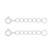 Extensor 4cm Fecho Boia - Kit 2 Unidades Prata 925 Extensor 4cm Fecho Boia - Kit 2 Unidades Prata 925
