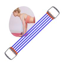 Extensor 5 Elásticos Peitoral Treino Fitness Musculação