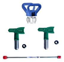 Extensor 50cm Pistola Airless + Porta Bico + Kit Bicos Fflp