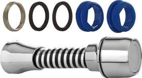 Extensor abs cromada para torneira com rosca 90mm - blukit Extensor abs cromada para torneira com rosca 90mm - blukit