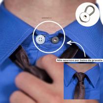 Extensor Alargador De Colarinho Camisa Social Aço Inox Kit 3