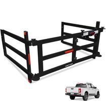 Extensor Alongador De Caçamba Chevrolet S10 2012 a 2025 Divisor Dobravel Preto EDD