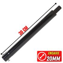 Extensor Alongador Em Ferro 30cm Com Diâmetro de Encaixe 20mm Para Perfuradores de Solo Vulcan
