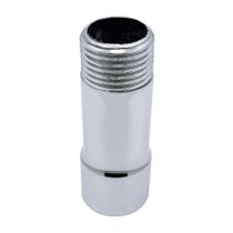 Extensor Aumento Prolongador Médio 6cm Cromado Para Torneira E Chuveiro Rosca 1/2"
