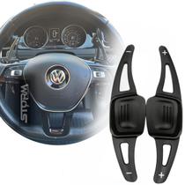 Extensor Borboleta Volante Preto Golf Jetta Polo Virtus Nivus T-Cross Amarok Tiguan Paddle Shift Cor Manopla Automatico Botão Cambio Marcha TSI DSG Extensor Borboleta Volante Preto Golf Jetta Polo Virtus Nivus T-Cross Amarok Tiguan Paddle Shift Cor Manopla Automatico Botão Cambio Marcha TSI DSG
