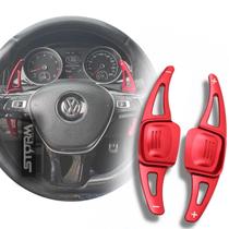 Extensor Borboleta Volante Vermelho Golf Jetta Polo Virtus Nivus Amarok Taos T-Cross Paddle Shift Cor Manopla Automatico Botão Cambio Marcha TSI DSG Extensor Borboleta Volante Vermelho Golf Jetta Polo Virtus Nivus Amarok Taos T-Cross Paddle Shift Cor Manopla Automatico Botão Cambio Marcha TSI DSG