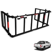 Extensor Caçamba Hilux 2005 a 2015 Rampa Preto 350kg Reforçado EDR Extensor Caçamba Hilux 2005 a 2015 Rampa Preto 350kg Reforçado EDR