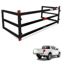 Extensor Caçamba L200 Triton 2008 a 2018 Divisor Cargas Preto