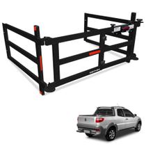 Extensor Caçamba Strada 2014 a 2019 Divisor Dobravel Preto