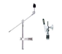 Extensor com Clamp para Bateria + Presilha de Chimbal Luxo Torelli