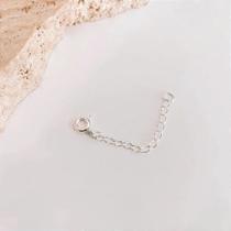 Extensor com Gancho para Correntes, Colares e Pulseira de Prata 950 7 cm