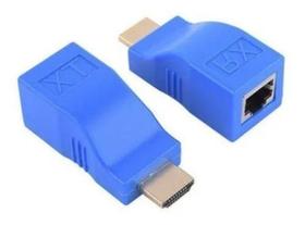 Extensor Conversor Hdmi Até 30m Com Cabo De Rede MHD-1103 - TOMATE