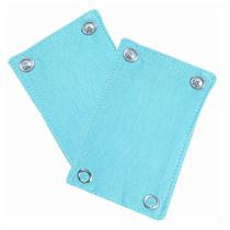 Extensor De Body Infantil Bebe Kit 2 Peças Alongador De Body Com 2 Botões Algodao Azul Menino Cha de Bebe Enxoval Maternidade 9cmx10cm Baby Deluxe