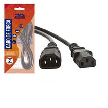 Extensor de cabo de forca 250v-10a tripolar 2m