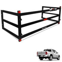 Extensor de Caçamba Amarok 2010 a 2021 Divisor ED Preto