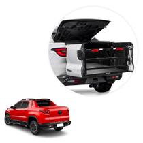 Extensor de Caçamba Fiat Toro Ultra 2020 a 2026 Aço Carbono Preto Reforçado 300kg