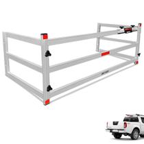 Extensor De Caçamba Frontier 2008 a 2016 Divisor ED Prata