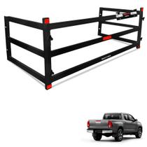 Extensor De Caçamba Hilux 2016 a 2022 Divisor ED Preto